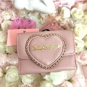 Juicy couture love, never dies double sided trifold wallet